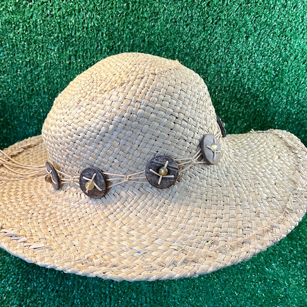 Sun n Sand wide brim sun hat with beautiful accents